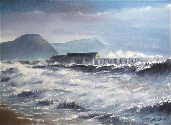 Stormy Sea at Lyme Regis
