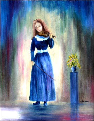 Girl with Violin