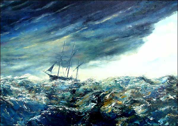 Rough sea