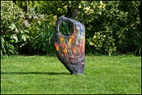 Standing Stone with Fire