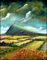 Glastonbury Tor Before Storm